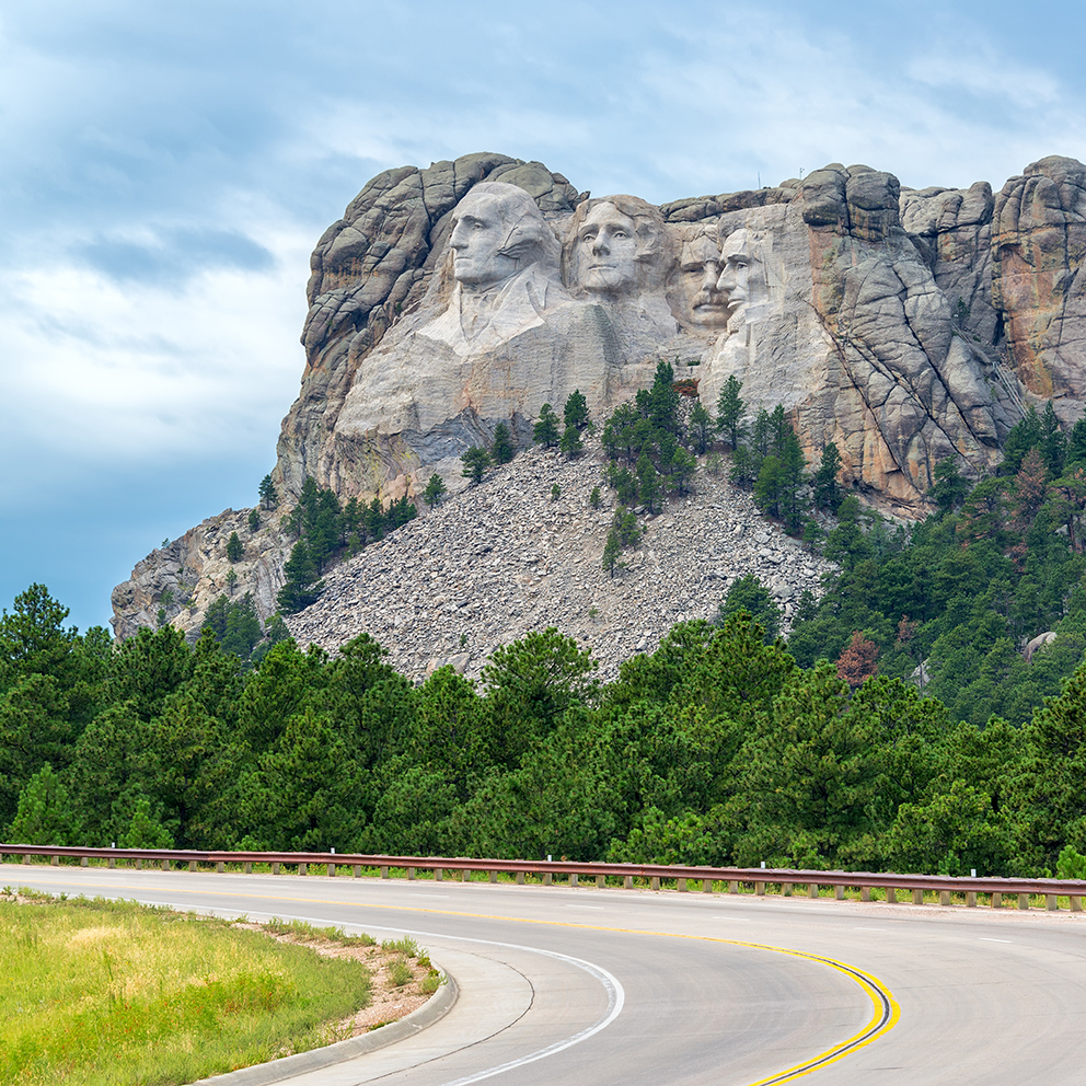 Road from Keystone to Mount Rushmore